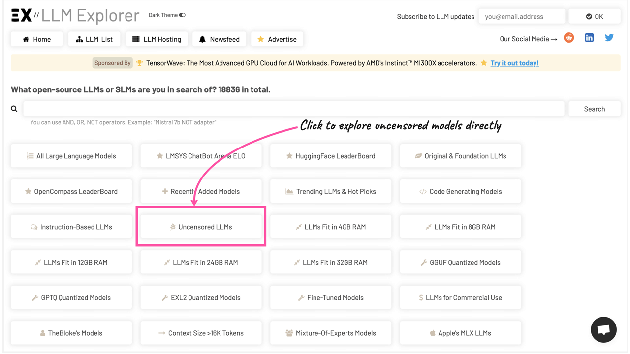 Uncensored LLM: Choosing the right model